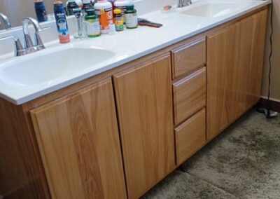 Cabinet refinishing