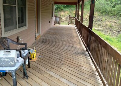 Deck before