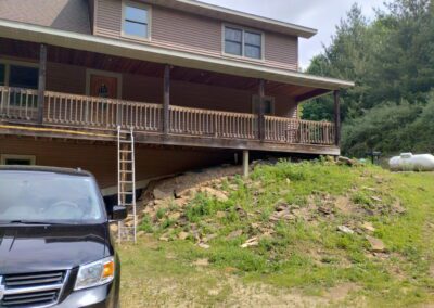 Deck before