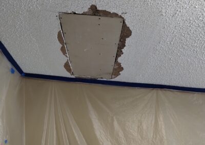 Drywall repair before