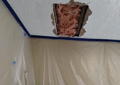 Drywall repair before