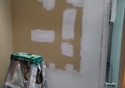 Drywall repair before