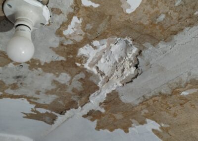 Drywall repair before