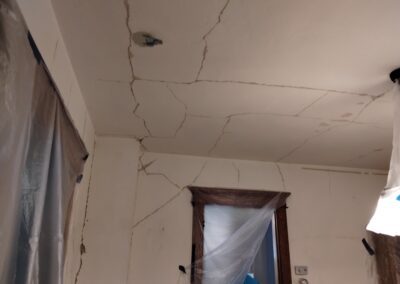 Plaster repair before
