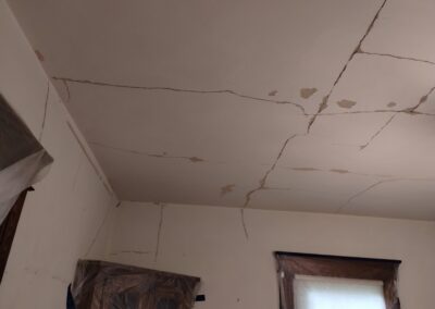 Plaster repair before